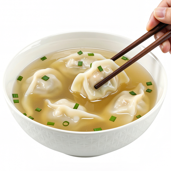 SEAFOOD WONTON SOUP (MICROWAVAE-SAFE ALU FOIL BOWL) | 海鲜云吞汤 [PRE-ORDER]