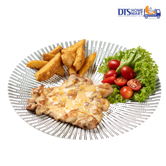 Salted Egg Sauce Chicken Chop 咸蛋鸡扒 Salted Egg Sauce Chicken Chop 咸蛋鸡扒