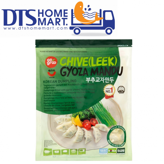 KOREAN DUMPLING ALLGROO CHIVE GYOZA MANDU 540G (40pcs) KOREAN DUMPLING ALLGROO CHIVE GYOZA MANDU 540G (40pcs)