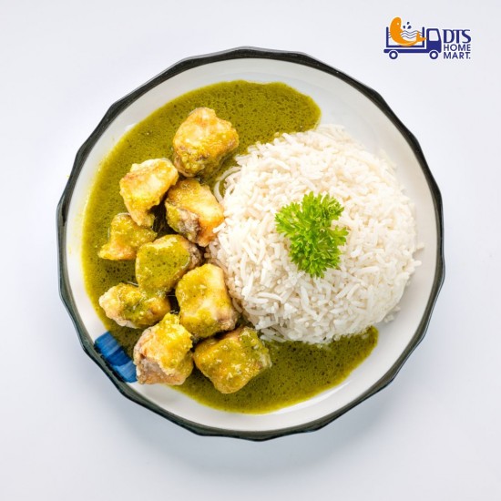 Green Curry Fish With Nasi Lemak 青咖喱鱼椰浆饭 Green Curry Fish With Nasi Lemak 青咖喱鱼椰浆饭