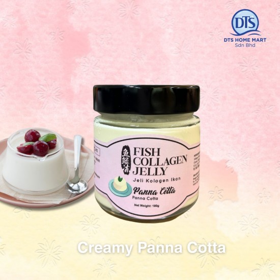 Fish Collagen Jelly  - Creamy Panna Cotta 鱼鳞冻-意式奶冻 （ONLY APPLICABLE TO KLANG VALLEY)