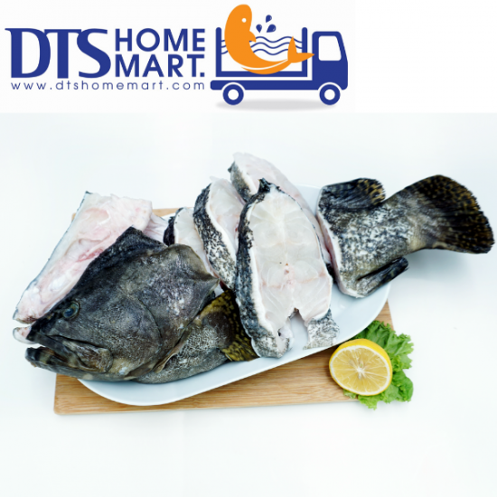 Giant Tiger Grouper Fish Cut Pcs (One Whole Fish @ 3kg-3.2kg) 珍珠龙趸鱼切块(一条) Giant Tiger Grouper Fish Cut Pcs (One Whole Fish @ 3kg-3.2kg) 珍珠龙趸鱼切块(一条)
