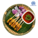 Barramundi Fish Satay - Malaysian‑Style Seafood, Ready to Grill 10g x 10 sticks| 金目鲈鱼肉沙爹 