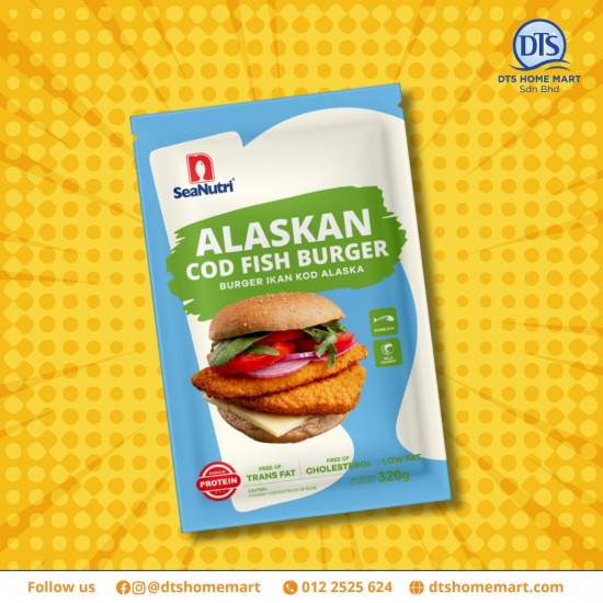 Alaskan Cod Fish Burger Alaskan Cod Fish Burger