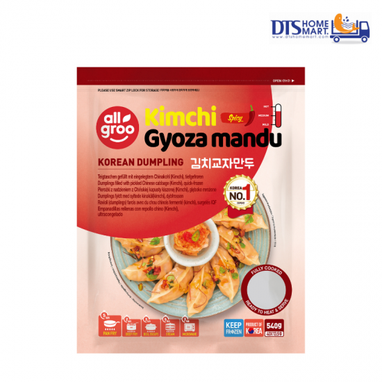 KOREAN DUMPLING ALLGROO KIMCHI GYOZA MANDU 540G (40pcs) KOREAN DUMPLING ALLGROO KIMCHI GYOZA MANDU 540G (40pcs)