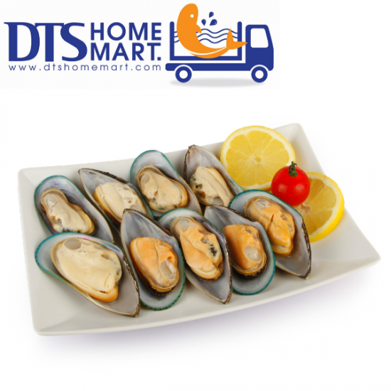 New Zealand Half Shell Mussel 1kg 纽西兰半壳青蚝 New Zealand Half Shell Mussel 1kg 纽西兰半壳青蚝