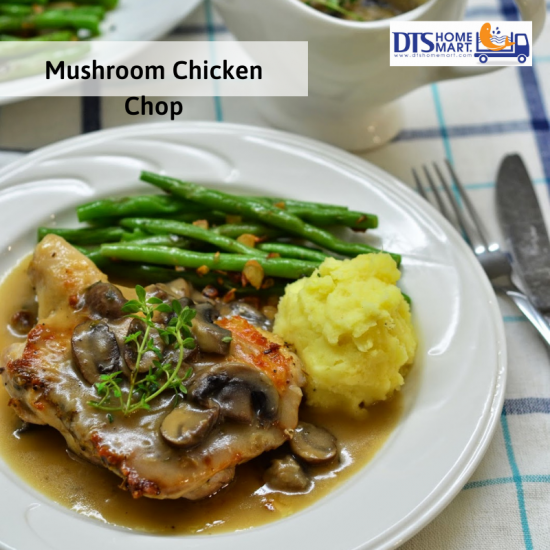 Mushroom Sauce Chicken Chop 蘑菇鸡扒 Mushroom Sauce Chicken Chop 蘑菇鸡扒