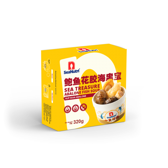 SEA TREASURE ABALONE FISH SOUP (MICROWAVE-SAFE ALU FOIL BOWL)