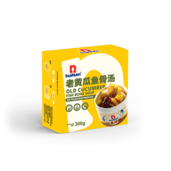 OLD CUCUMBER FISH BONE SOUP 老黄瓜鱼骨汤 (MICROWAVE-SAFE ALU FOIL BOWL)