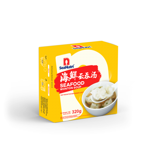 SEAFOOD WONTON SOUP (MICROWAVAE-SAFE ALU FOIL BOWL) | 海鲜云吞汤 [PRE-ORDER]