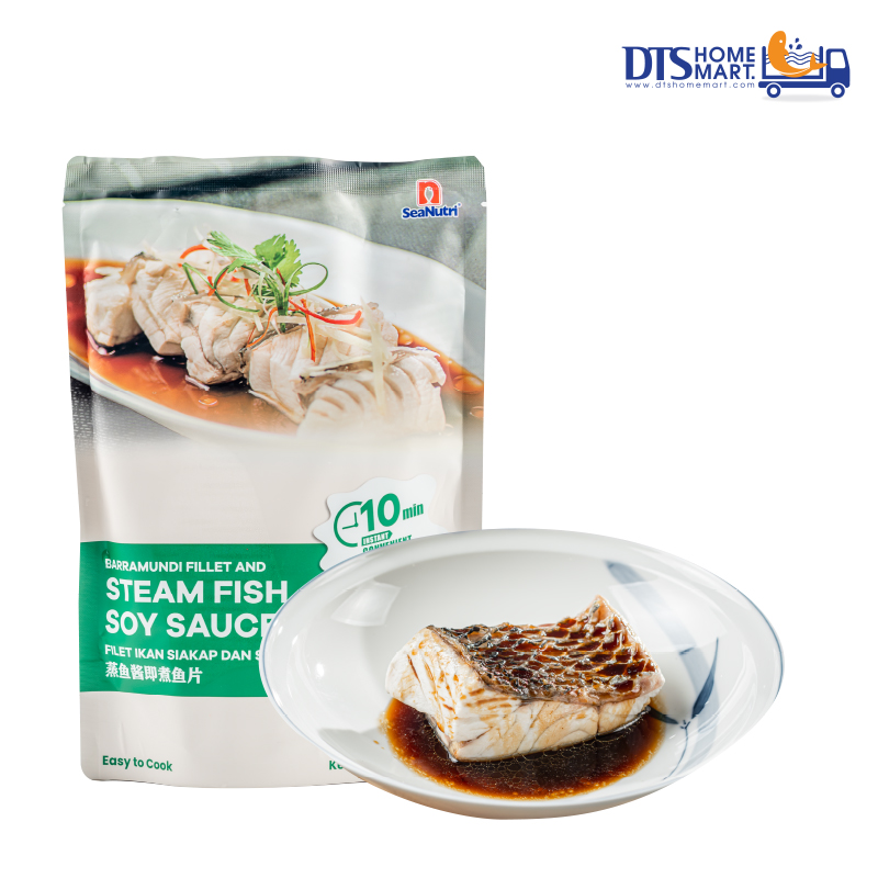 Barramundi Portion with Steam Fish Soy Sauce @ Easy-to-Cook